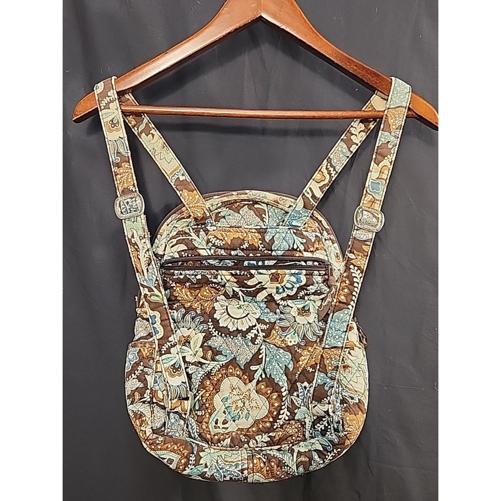 Vera Bradley Retired Java Blue Small Backpack. 20… - image 3